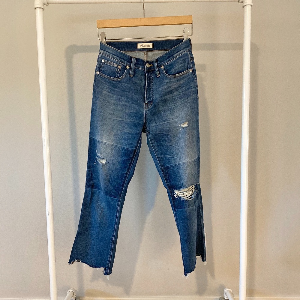 Madewell Cali Demi Boot in Rip & Repair